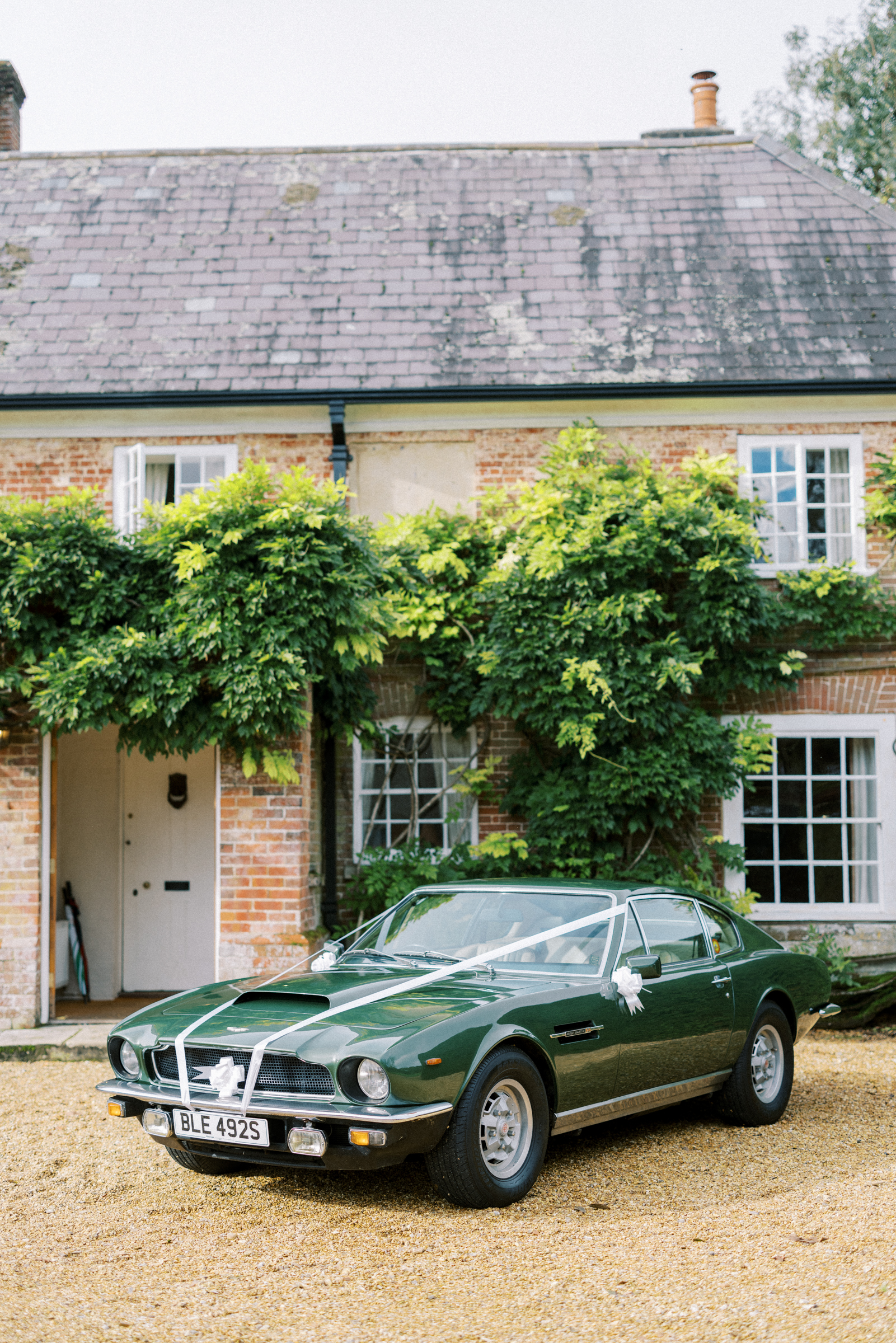 Groom Preparation photographs at Somerley Farmhouse