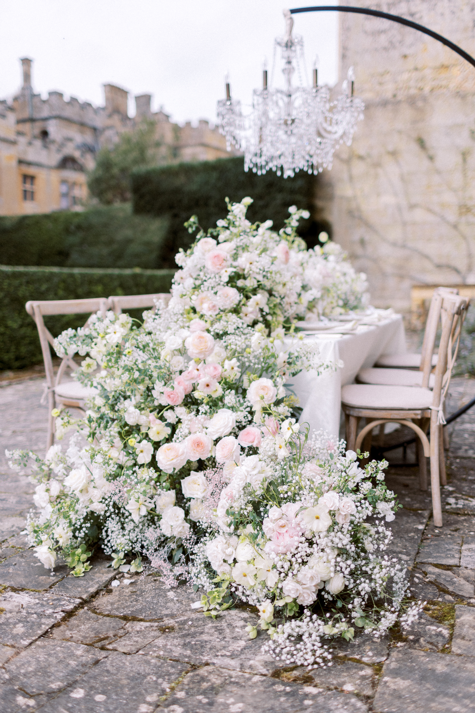 Stunning wedding flowers at Jess & Sam's Sudeley Castle Wedding in the Cotswolds