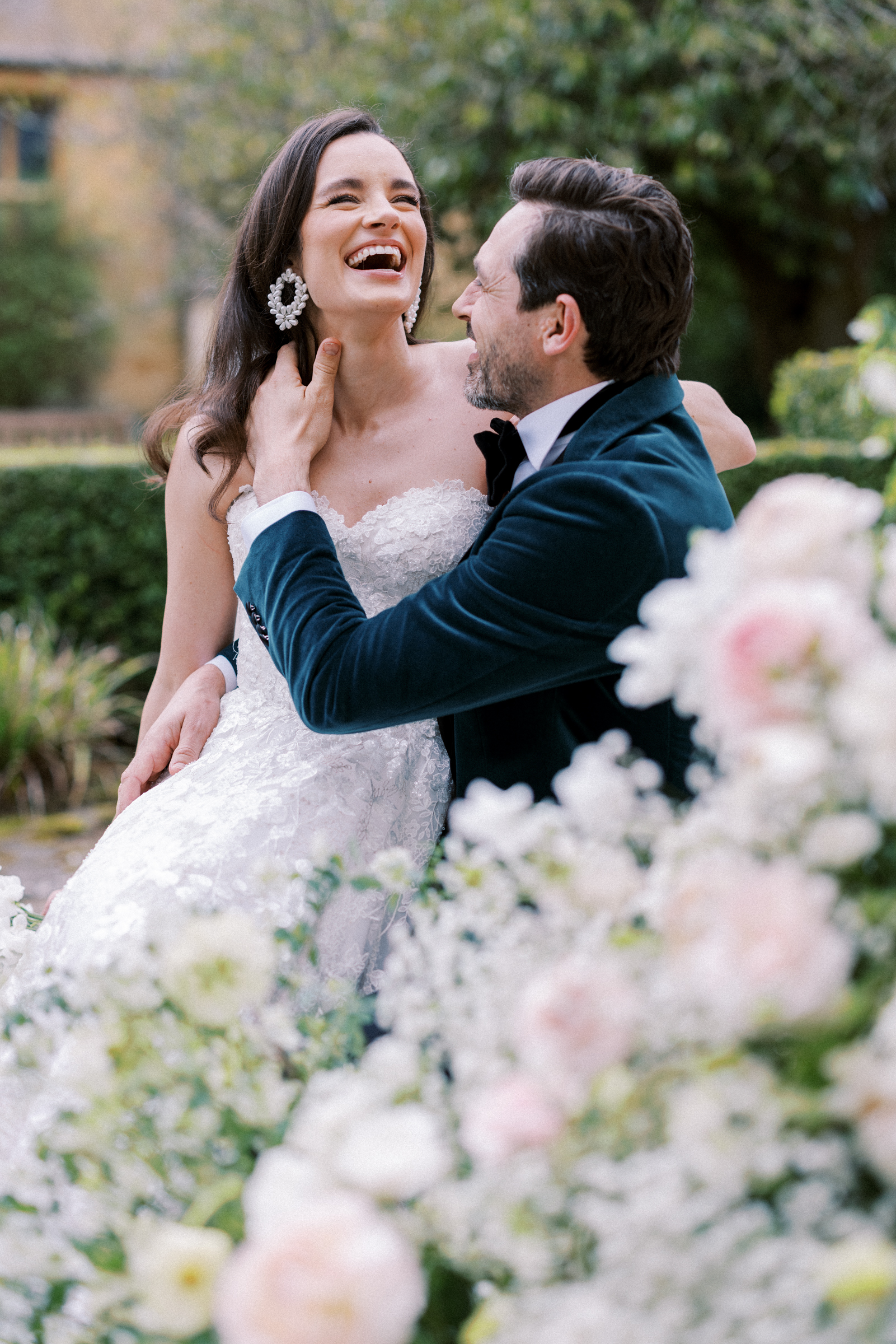 Gorgeous couple at their Sudeley Castle Wedding