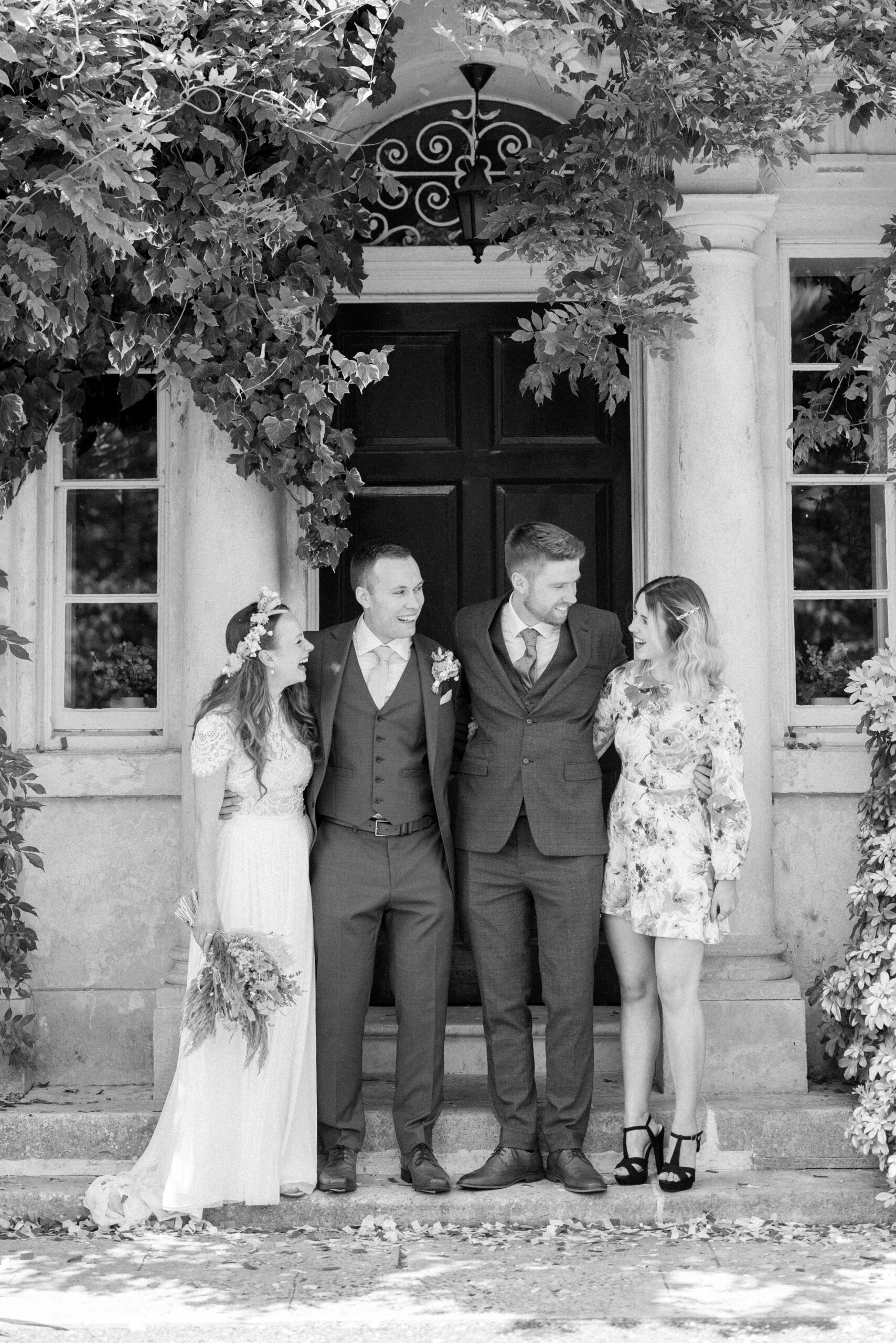 Group shots at Morden Park House Wedding