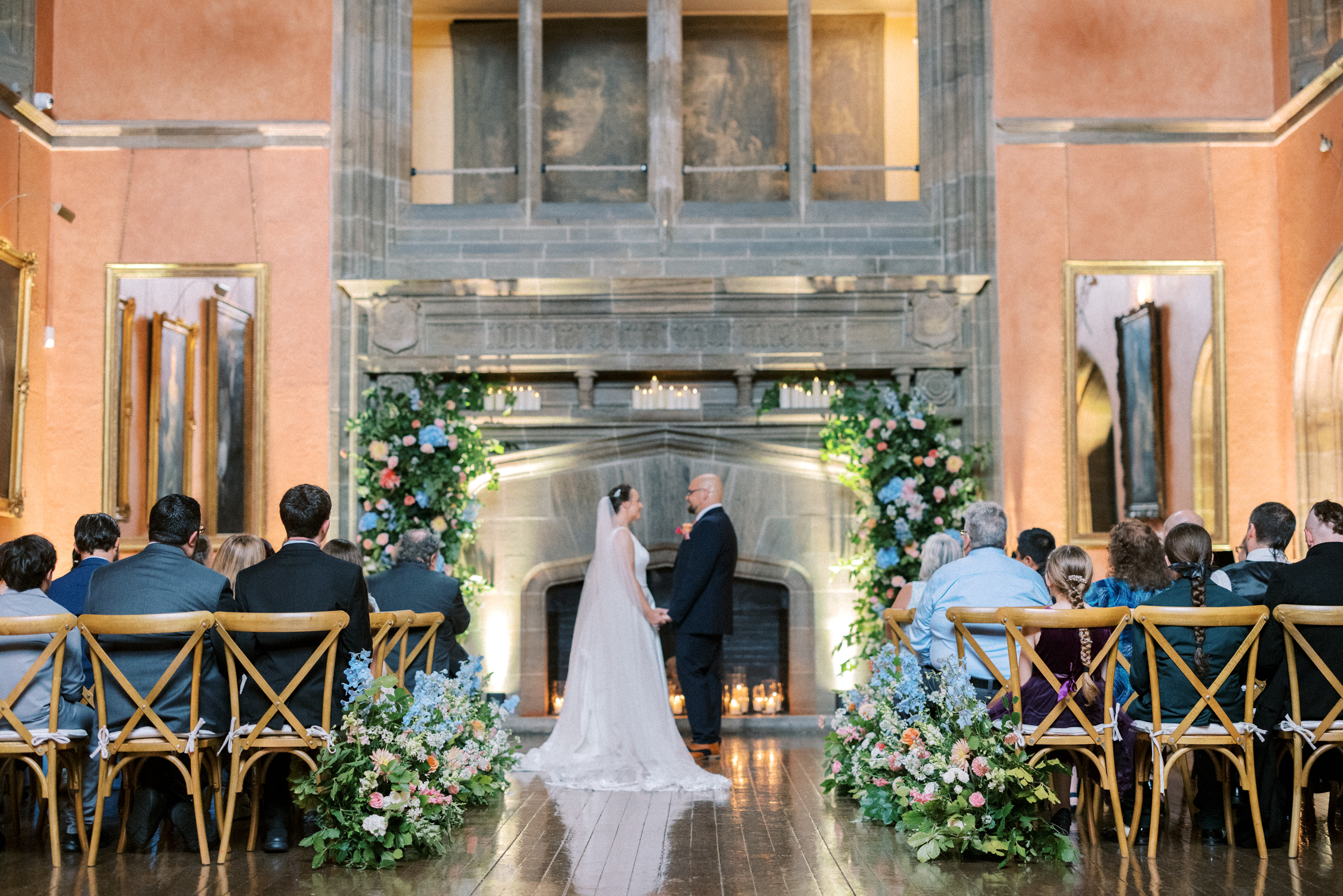 Cowdray House Wedding Photography during the service