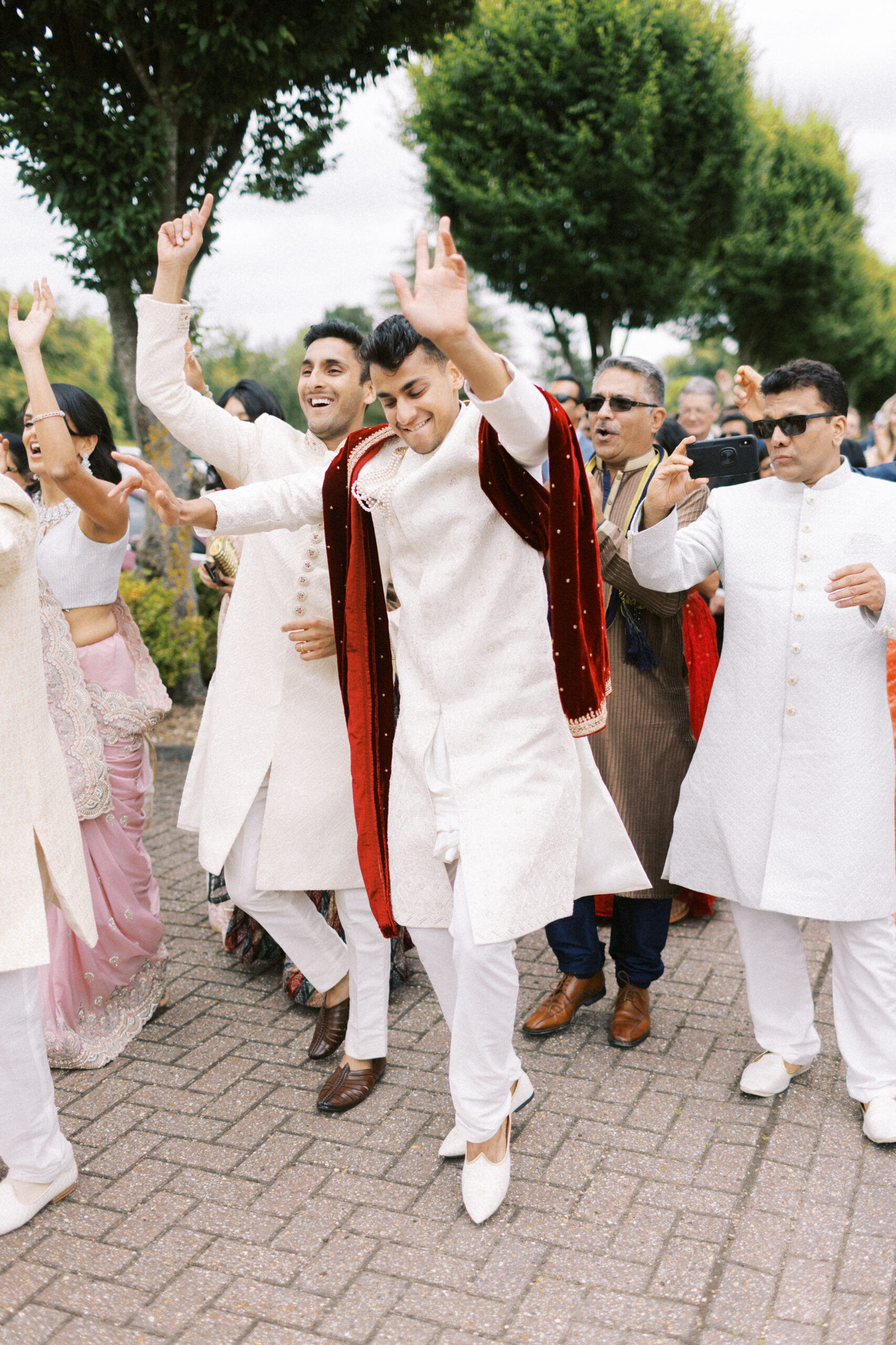 Indian drummers at Hedsor House Indian Wedding