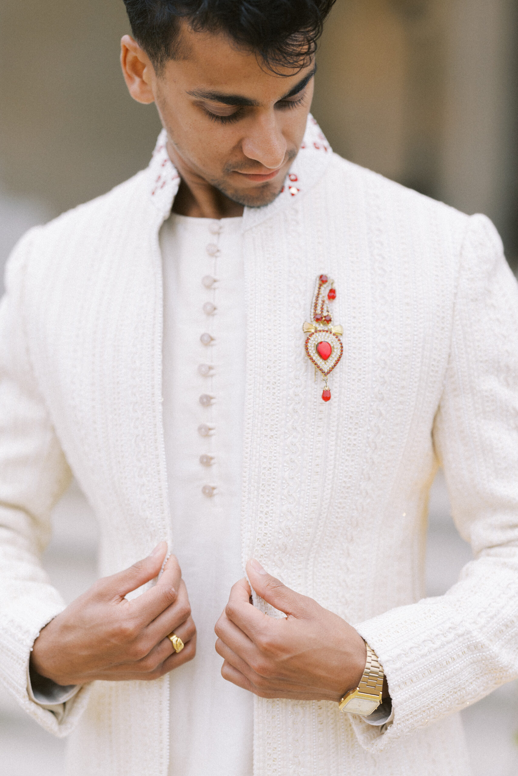 Groom on his Indian wedding day