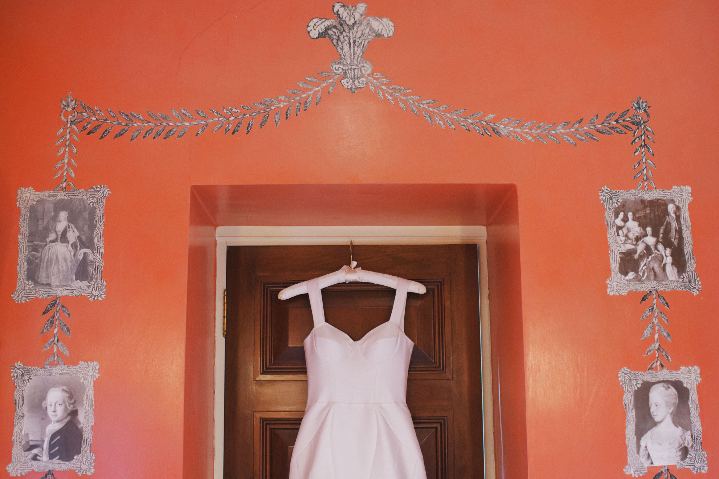 Bridal dress at Cliveden House Wedding Venue