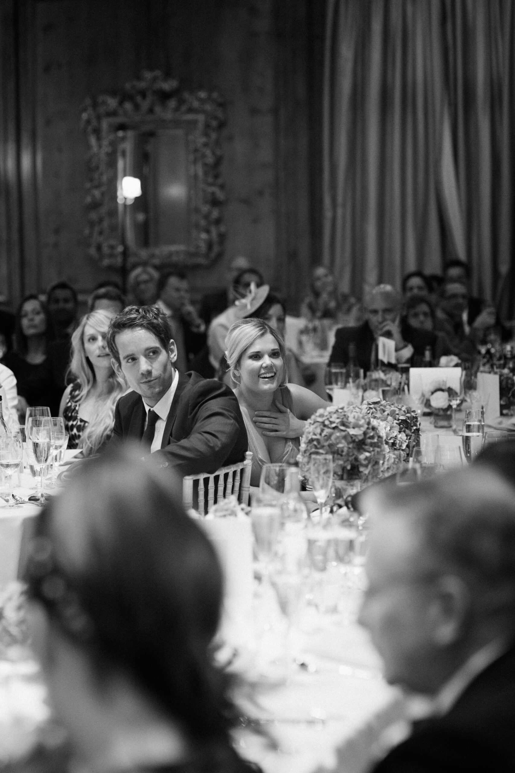 Guests during the speeches at Hedsor House