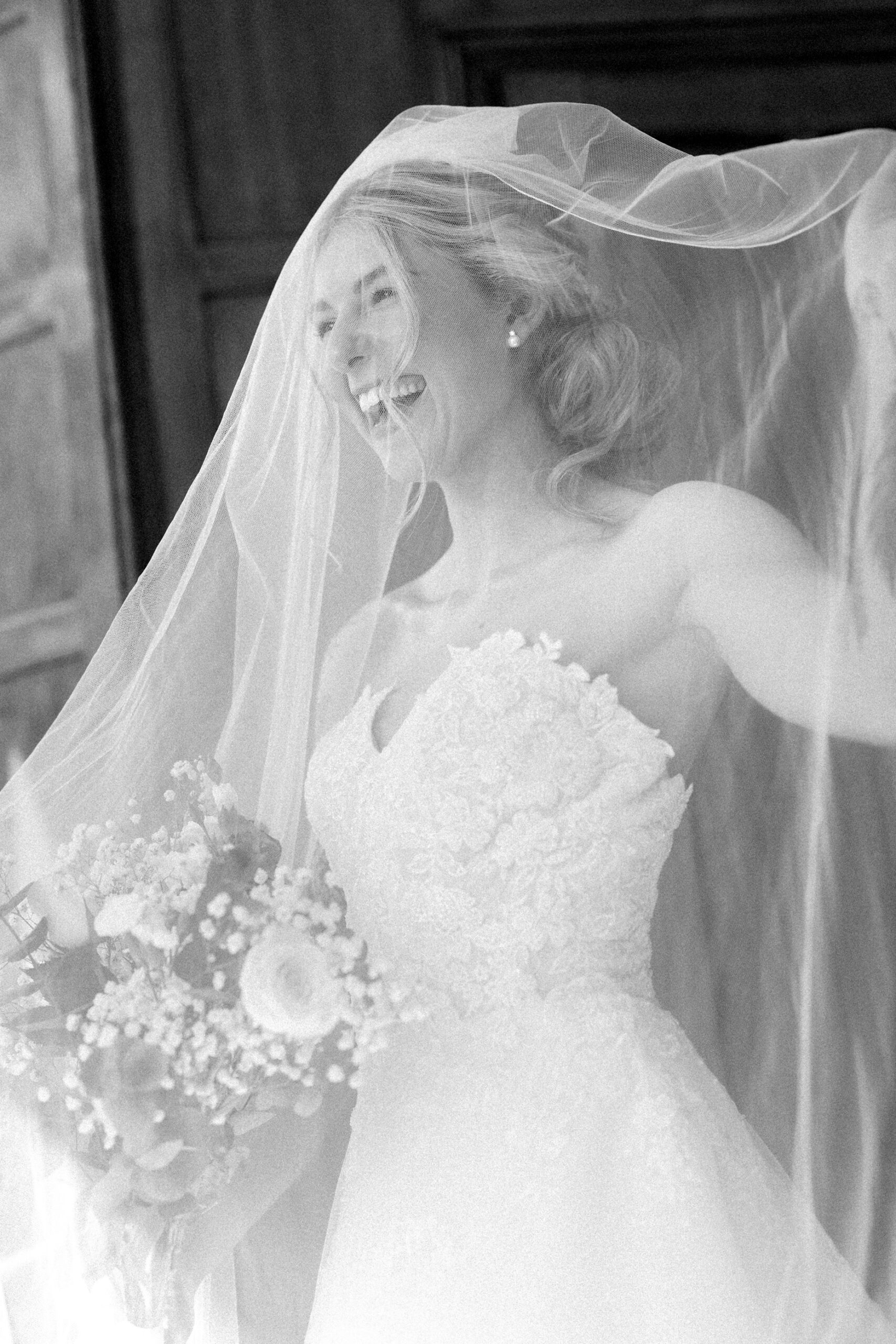 Natural bridal prep moments captured with documentary wedding photography at Wotton Hous