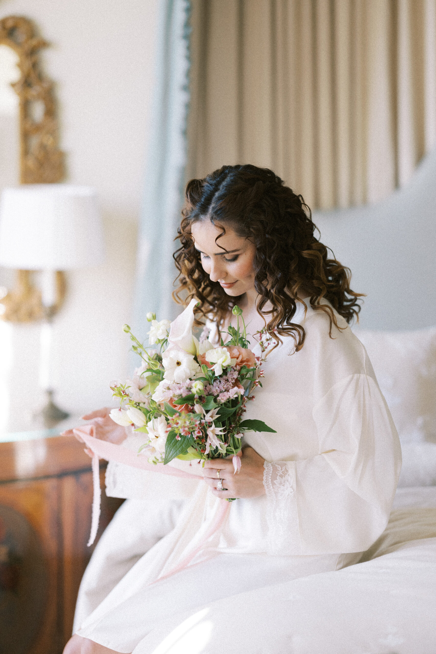 Natural bridal prep photography at a country house wedding venue in Sussex