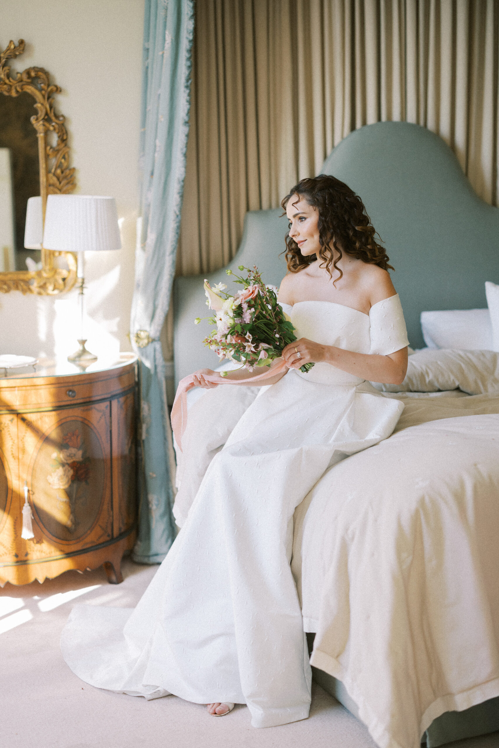 Candid morning preparations captured by an editorial wedding photographer