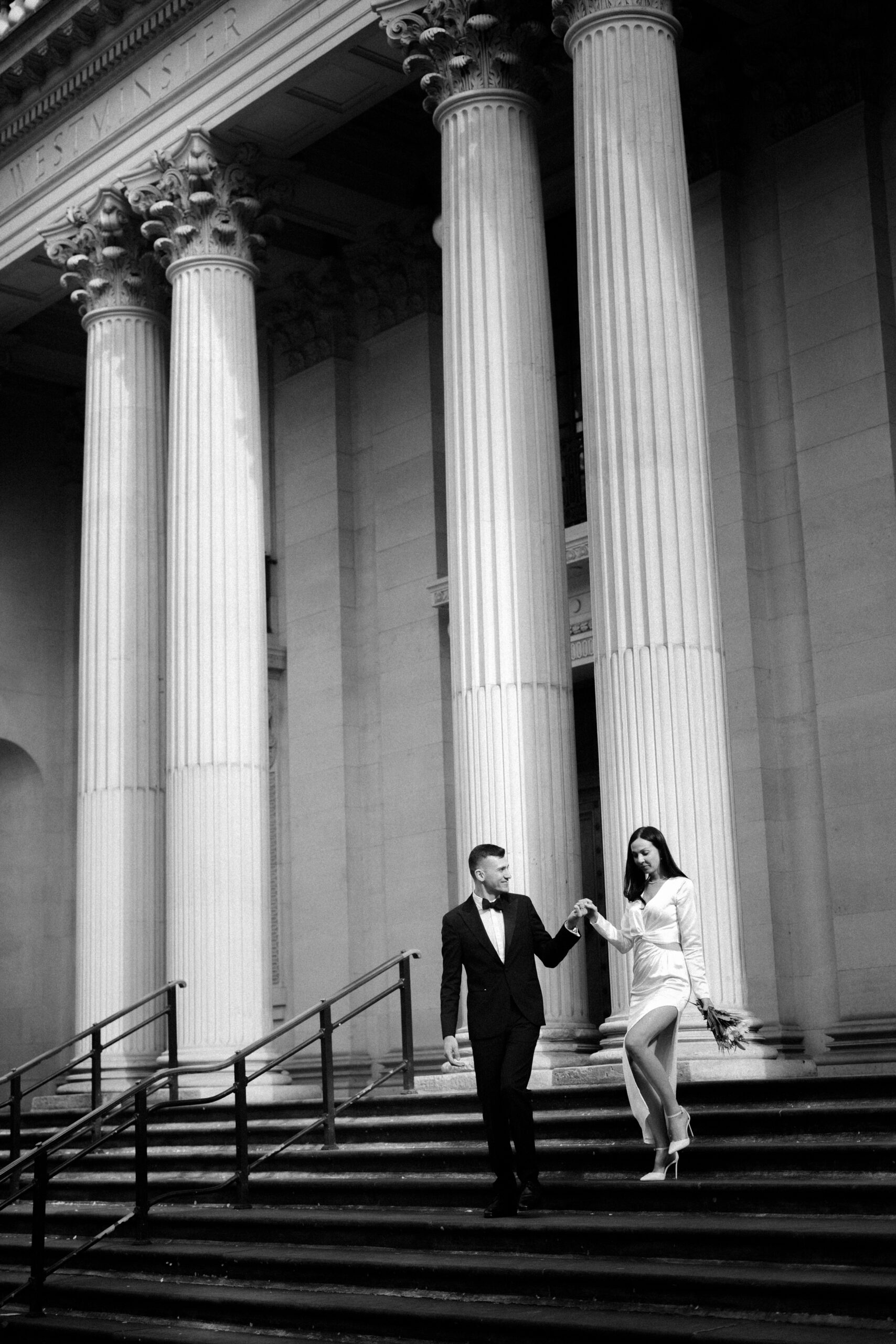 Intimate wedding at Old Marylebone Town Hall in London